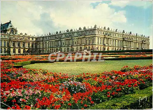 Ansichtskarte AK Chateau de Versailles Le Chateau vu des Parterres du Nord