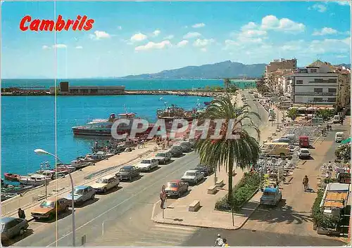 Cartes postales moderne Costa Dorada Tarragona Cambrils Vue Partielle