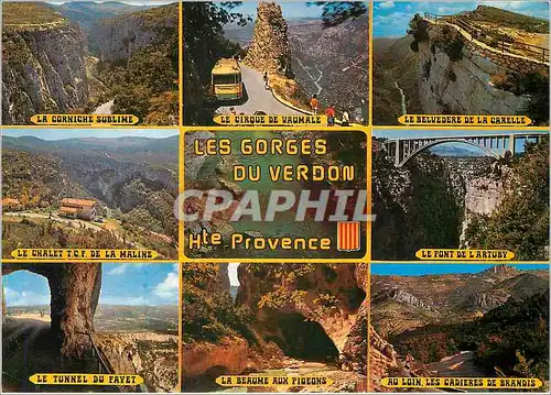 Cartes postales moderne Les Gorges du Verdon Hte Provence
