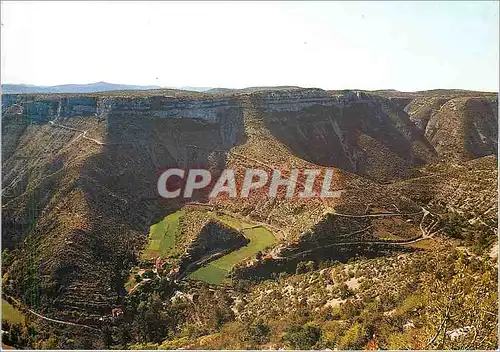 Cartes postales moderne Cirque de Navacelles Gard Avec sa celebre coquille d huitre curiosite unique au monde