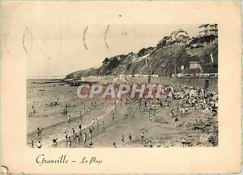 Moderne Karte Granville La Plage