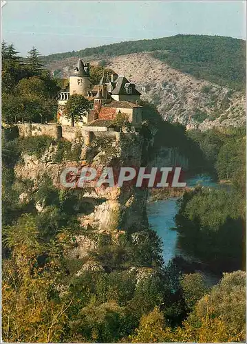 Cartes postales moderne Reverie en Quercy Chateau de Belcastel Lot Vallee de la Dordogne