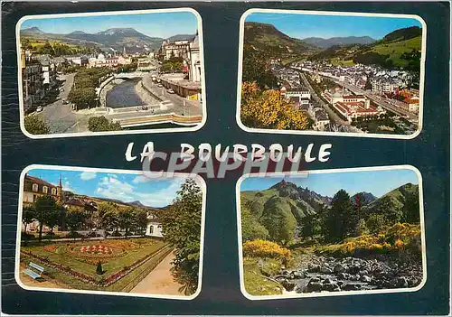 Moderne Karte La Bourboule L'Auvergne Touristique La Bourboule Vues generales Square Gallieni Puy de Sancy