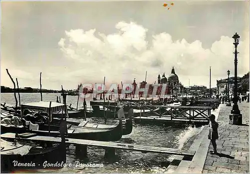 Cartes postales moderne Venezia Gondole e Panorama