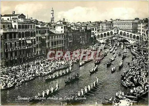 Cartes postales moderne Venezia Regata Storica in Canal Grande