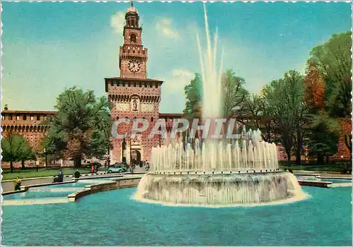 Cartes postales moderne Milano Chateau des Sforza