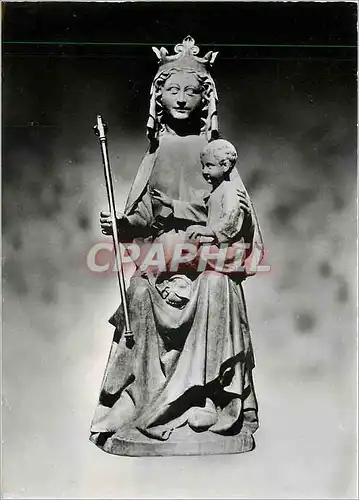 Cartes postales moderne Taverny Eglise Notre Dame La Statue en bois du XIV siecle