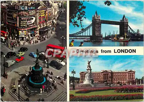 Cartes postales Greetings from London