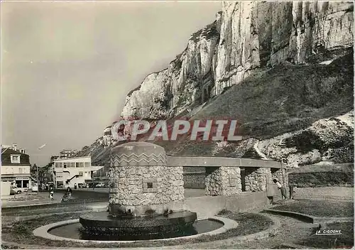 Cartes postales Le Treport Seine Maritime La Fontaine et le telecabine