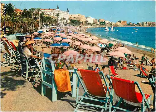 Cartes postales La Cote d'Azur miracle de la nature Cannes Alpes Maritimes La Plage vue du Boulevard de la Crois