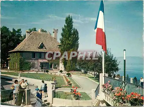 Cartes postales Thonon les Bains Le Belvedere et le Chateau de Sonnaz