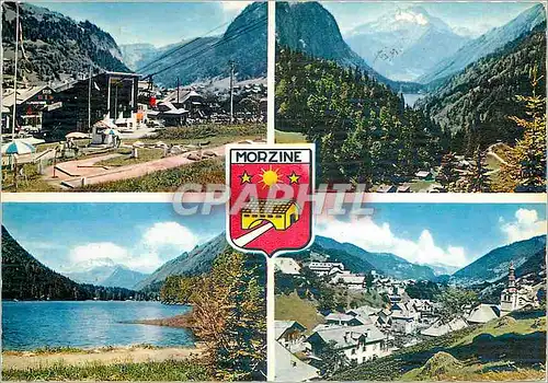 Ansichtskarte AK Morzine Hte Savoie Le Lac de Montriond Vue generale et Vallee de la Dranse