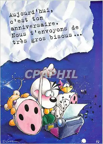 Cartes postales moderne Aujourd'hui c'est ton anniversaire