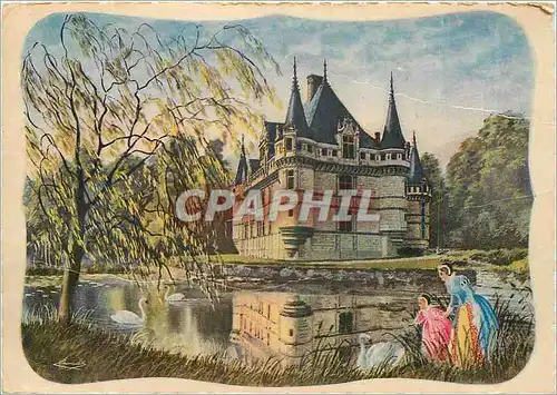 Cartes postales moderne Azay le Rideau Indre et Loire