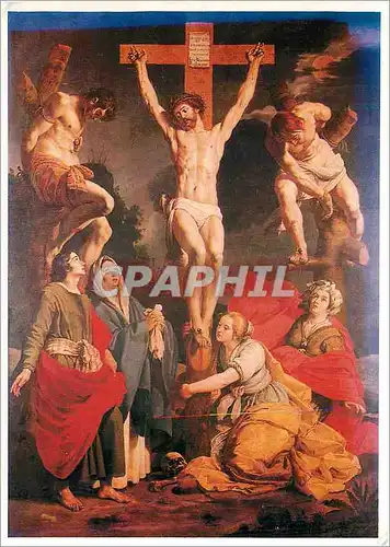 Moderne Karte Abraham Janssens Crucifixion dite La passion de Notre Seigneur