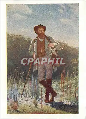 Cartes postales moderne IN Kramskoi Portrait du peintre Galerie Nationale Tretiakov