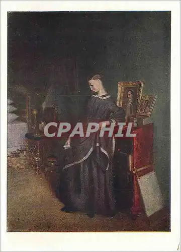 Cartes postales moderne PA Fedofov La jeune veuve Galerie Nationale Tretiakov