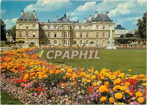 Cartes postales moderne Jardin du Luxembourg Facade stud du Palais