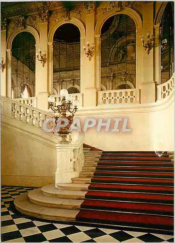 Cartes postales moderne Petit Luxembourg Escalier de Boffrand