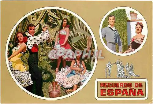 Moderne Karte Recuerdo de Espana Paco de Lucia y su Fiesta Culure Gitan Granada
