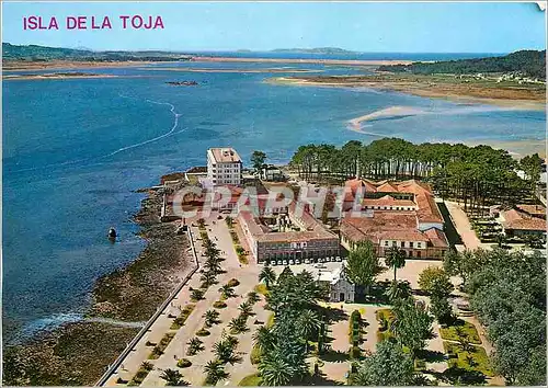 Cartes postales moderne Isla de la Toja Vue partielle aerienne