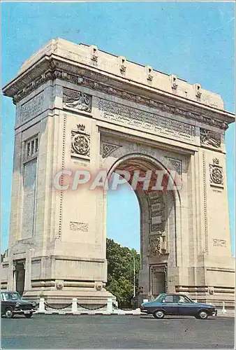 Moderne Karte Romania L'Arc de Triomphe