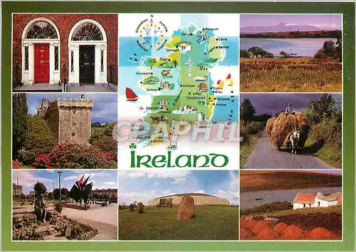 Cartes postales moderne Ireland The unique beauty of Ireland's landscape and its historic literary and artistic associat