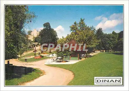 Cartes postales moderne Dinan Cotes d'Armor Le jardin public