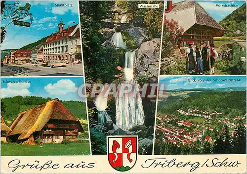 Cartes postales Grusse aus Triberg Schw