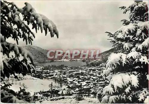 Ansichtskarte AK Vue generale de Gerardmer sous la neige