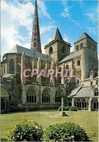 Cartes postales Treguier C du N Le cloitre et la cathedrale