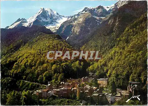 Cartes postales moderne Eaux Bonnes Vue generale Neige de printemps sur le Ger