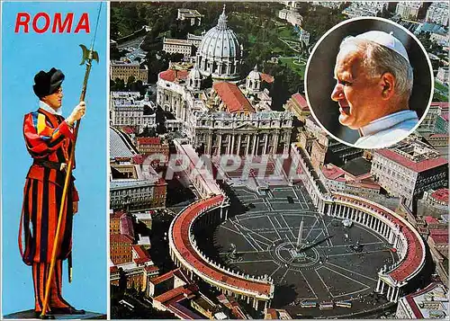 Cartes postales moderne Roma Citta del Vaticano Guardia Svizzera Piazza S Pietro