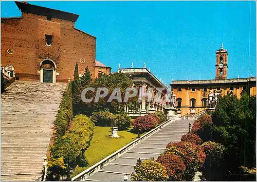 Cartes postales moderne Roma Le Capitole et Eglise de Sainte Marie en Aracoeli