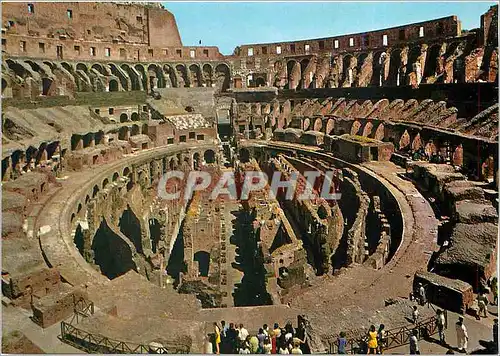 Moderne Karte Roma Le Colisee Interieur