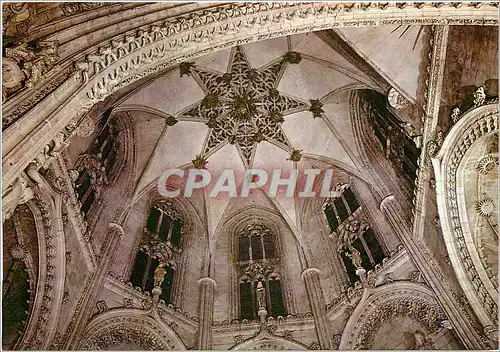 Cartes postales moderne Burgos Catedral Chapelle des Condestables Coupole