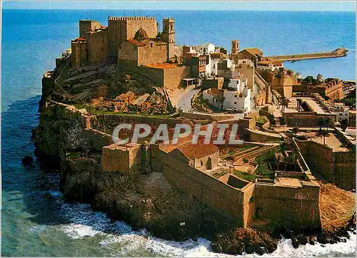 Cartes postales Costa del Azahar Peniscola Vista parcial