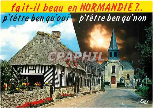 Ansichtskarte AK Fait il beau en Normandie