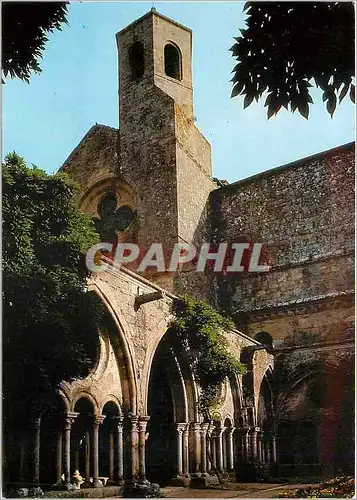 Ansichtskarte AK Narbonne L'Abbaye de Fontfroide Le Clocher et le Cloitre