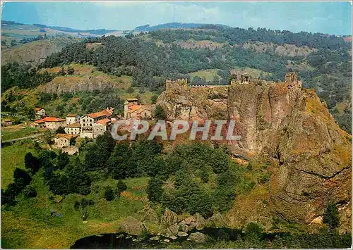 Cartes postales Arlempdes Haute Loire Le pittoresque village et son chateau feodal dominant la Loire