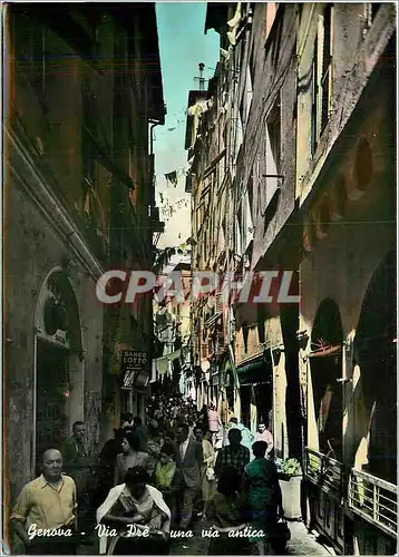 Moderne Karte Genova Rue Pre une ancienne rue