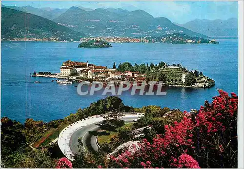 Cartes postales moderne Isola Bella Lago Maggiore Sulio sfondo l'Isola Madre e Pallanza
