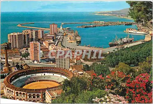 Cartes postales moderne Malaga Vue partielle