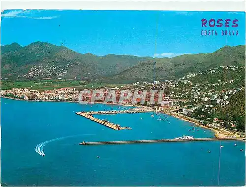 Cartes postales moderne Rosas Costa Brava Vue aerienne