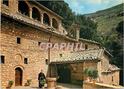 Cartes postales moderne Assisi Ermitage des Carceri Le cloitre