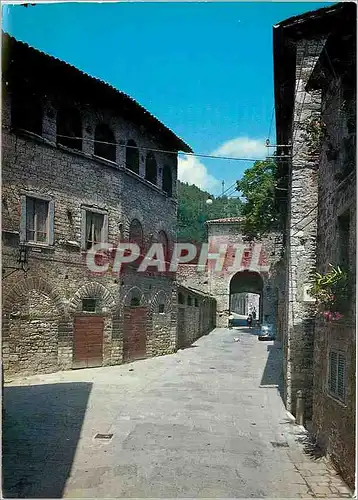 Moderne Karte Gubbio Palais du Capitaine du Peuple