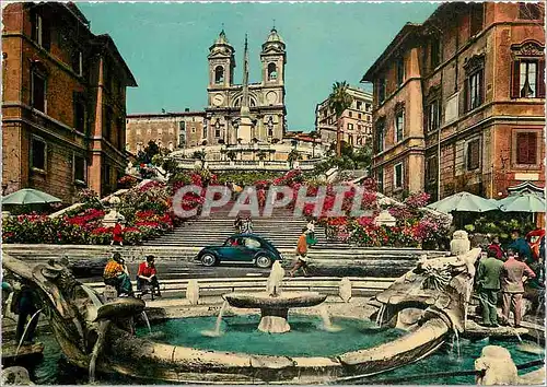 Cartes postales moderne Roma Eglise de la Trinita del Monti