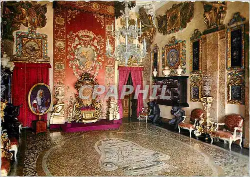 Ansichtskarte AK Isola Bella Lago Maggiore Palazzo Borromeao Sala del Trono