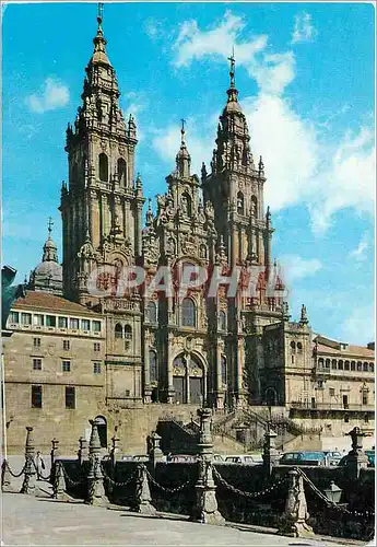 Cartes postales Santiago de Compostela Cathedrale Facade de l'Obradoire Baroque