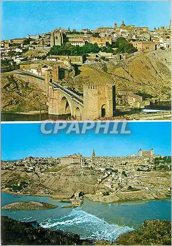 Cartes postales Toledo Vue general et le Pont Saint Martin